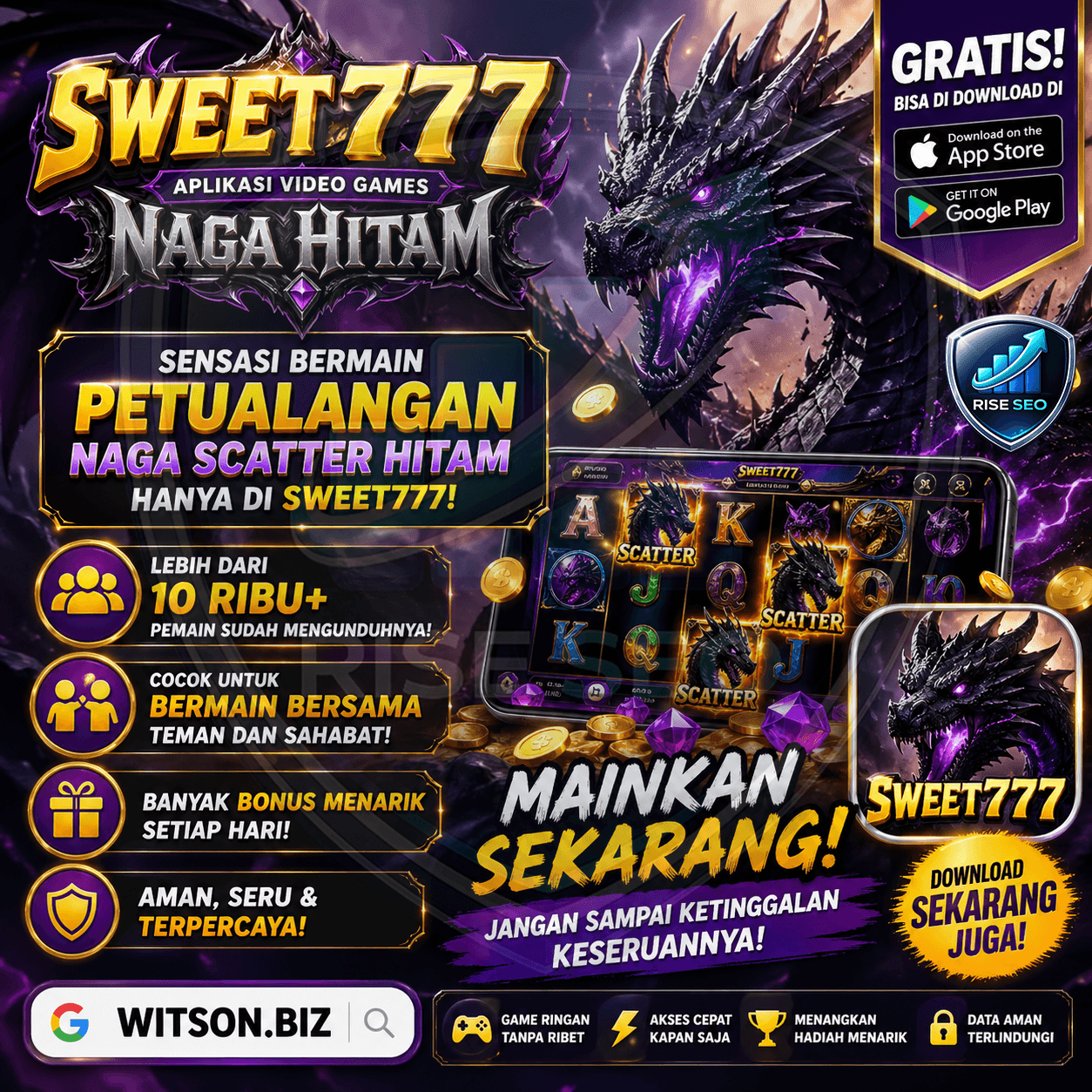 SWEET777: Ide Baru Aplikasi Naga Scatter Hitam Pasti Menang